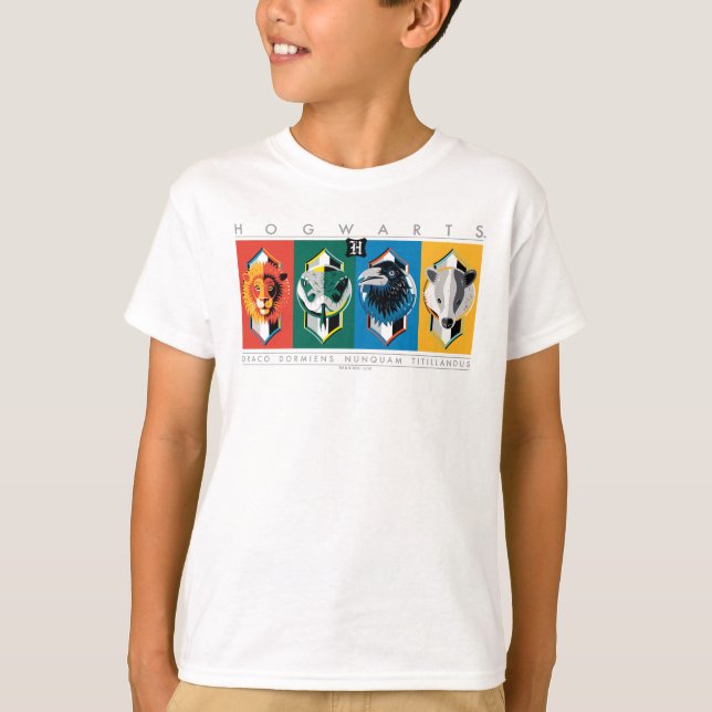 Harry Potter | HOGWARTS™ House Sigils T-Shirt (Front)