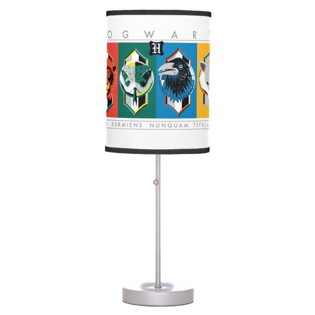 Harry Potter | HOGWARTS™ House Sigils Table Lamp (Front)