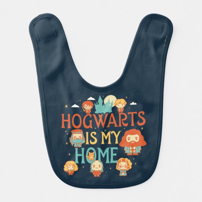 HARRY POTTER™ | HOGWARTS™ IS MY HOME BABY BIB (Front)