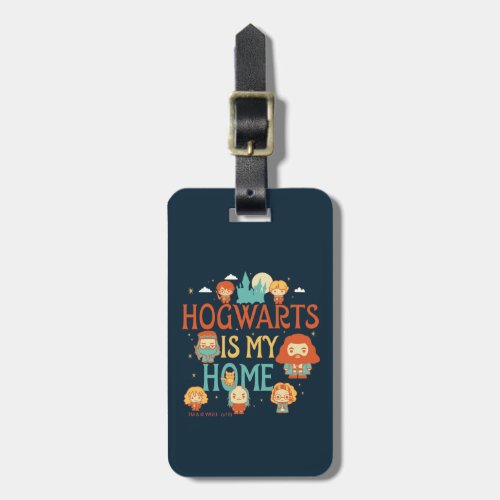 HARRY POTTER  HOGWARTS IS MY HOME LUGGAGE TAG