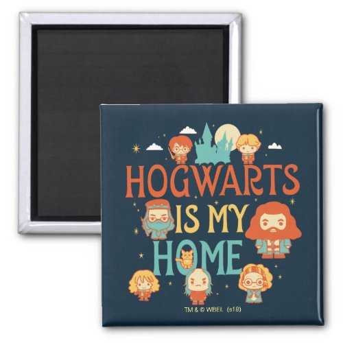 HARRY POTTER  HOGWARTS IS MY HOME MAGNET