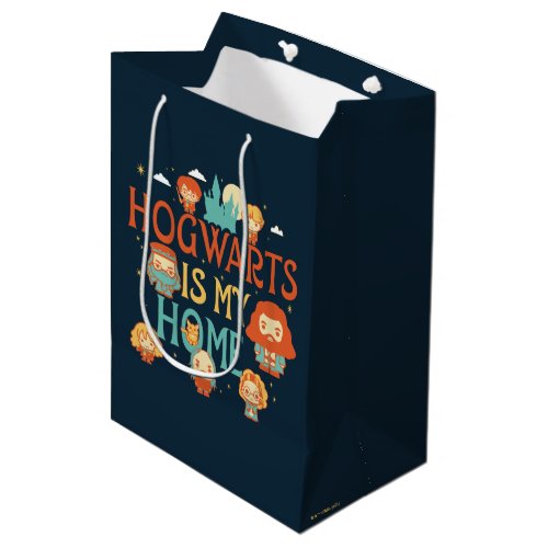 HARRY POTTER  HOGWARTS IS MY HOME MEDIUM GIFT BAG