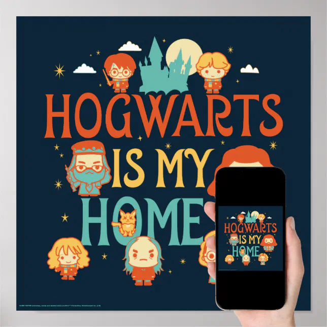 HARRY POTTER™ HOGWARTS™ IS MY HOME POSTER Zazzle