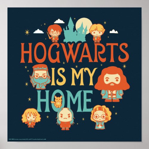 HARRY POTTER  HOGWARTS IS MY HOME POSTER