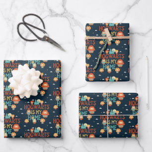 HARRY POTTER™   HOGWARTS™ IS MY HOME WRAPPING PAPER SHEETS