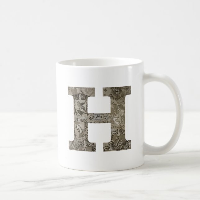 Harry Potter | Hogwarts Monogram Coffee Mug (Right)