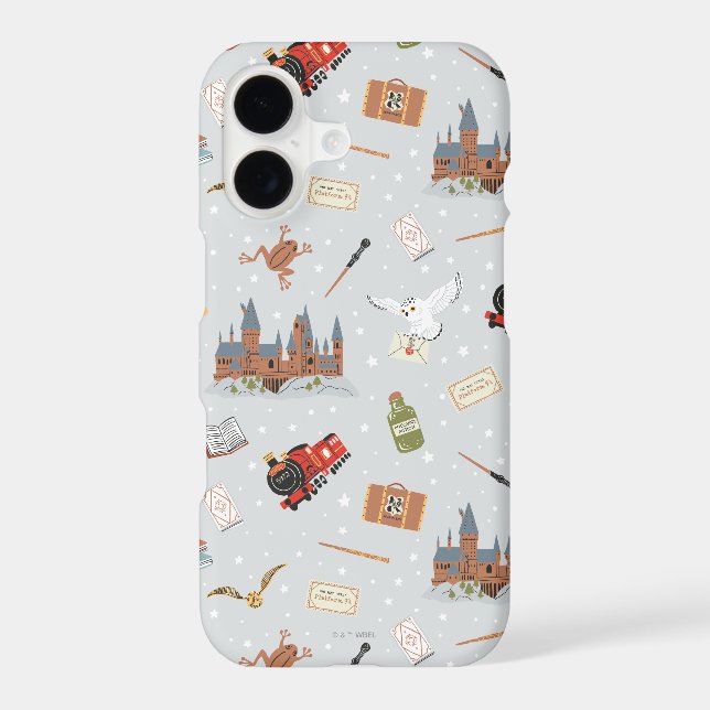 Harry Potter | Hogwarts Pattern Baby Shower Iphone Case (Back)