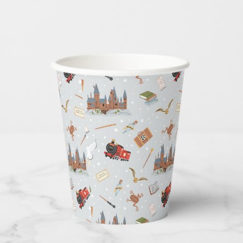 Harry Potter  Hogwarts Pattern Baby Shower Paper Cups