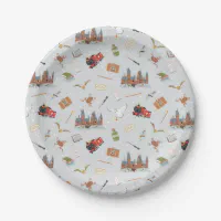 Watercolor Harry Potter Icons Paper Plates