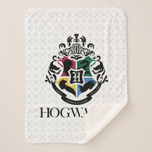Harry Potter  HOGWARTSâ Pride School Crest Sherpa Blanket