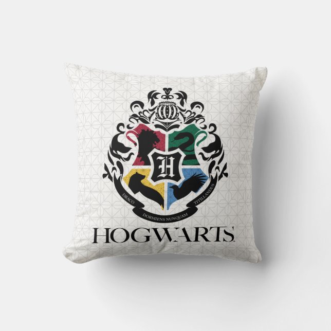 Harry Potter | HOGWARTS™ Pride School Crest Throw Pillow (Front)
