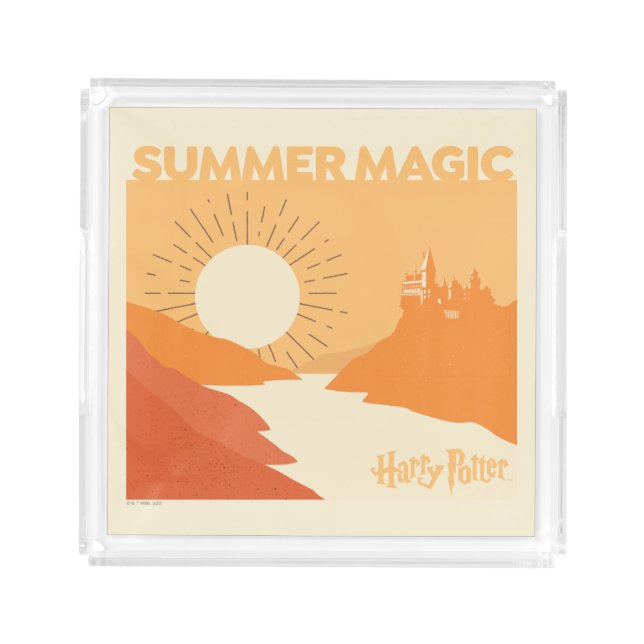 HARRY POTTER™ | HOGWARTS™ Summer Magic Acrylic Tray (Front)
