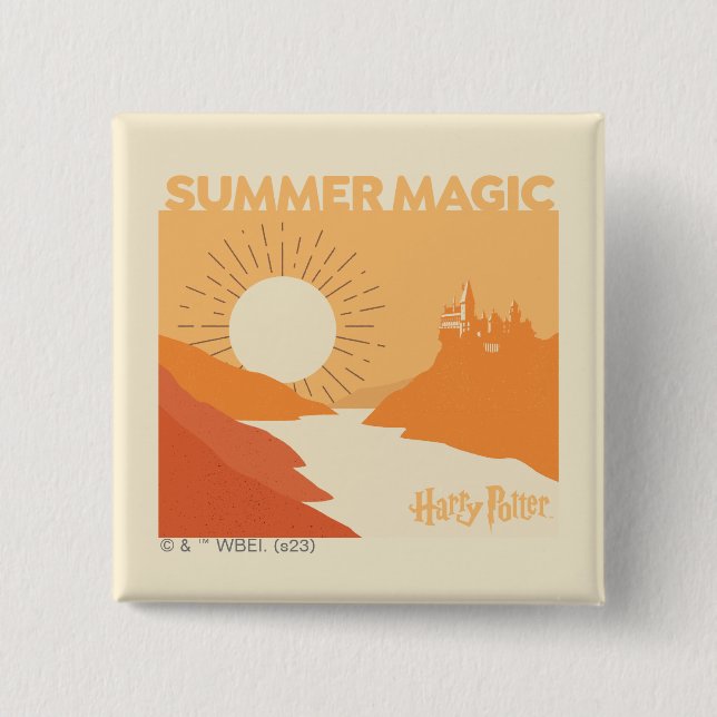 HARRY POTTER™ | HOGWARTS™ Summer Magic Button (Front)