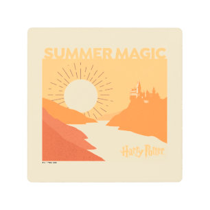 HARRY POTTER™   HOGWARTS™ Summer Magic Metal Print