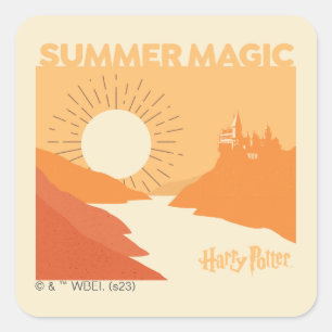 HARRY POTTER™   HOGWARTS™ Summer Magic Square Sticker