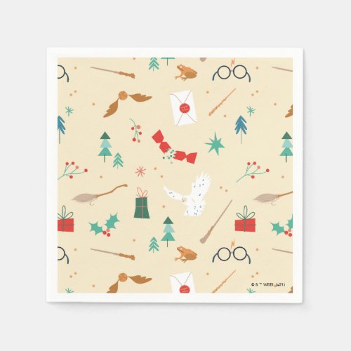 Harry Potter  Holiday Icon Pattern Napkins