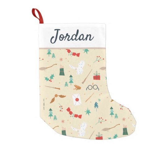 Harry Potter  Holiday Icon Pattern Small Christmas Stocking