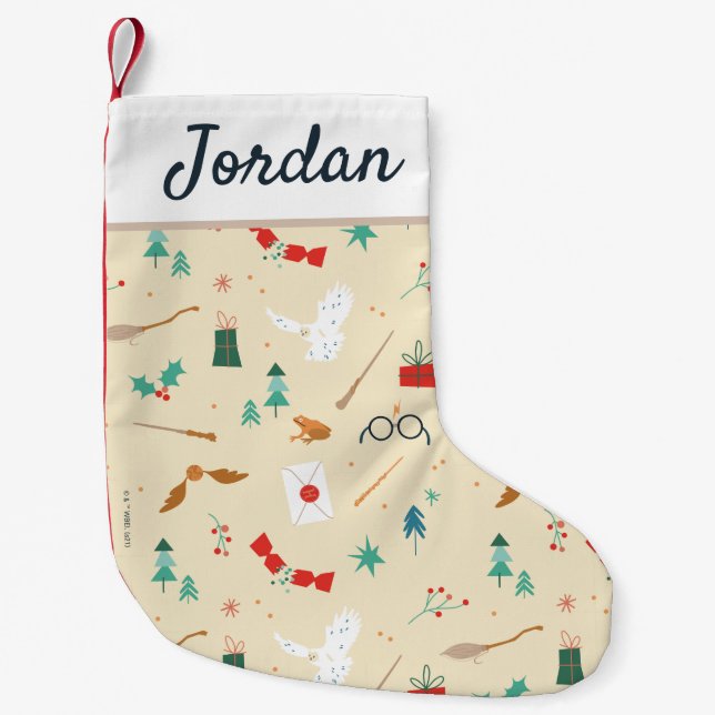 Harry Potter | Holiday Icon Pattern Small Christmas Stocking (Front)