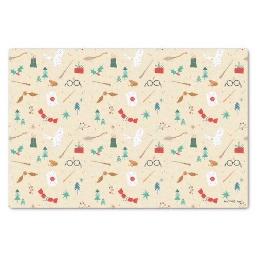 Harry Potter  Holiday Icon Pattern Tissue Paper