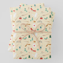 Harry Potter | Holiday Icon Pattern Wrapping Paper Sheets
