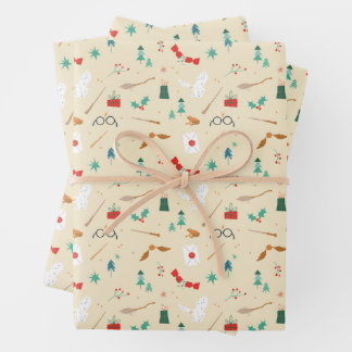 Harry Potter | Holiday Icon Pattern Wrapping Paper Sheets