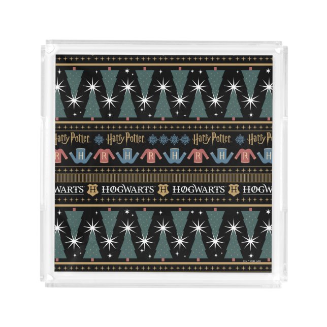 HARRY POTTER™ Holiday Sweater Pattern Acrylic Tray (Front)