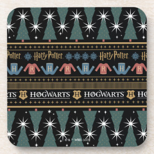 HARRY POTTER™ Holiday Sweater Pattern Beverage Coaster