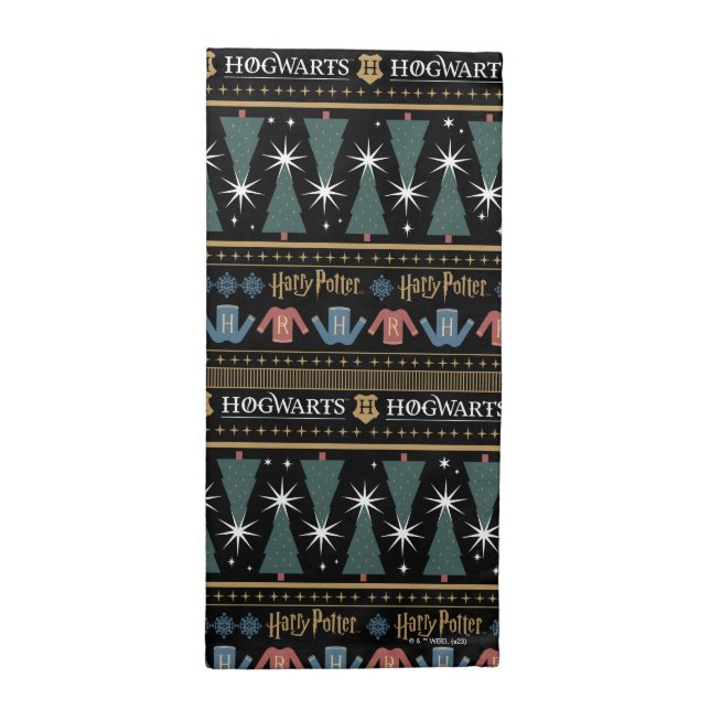 HARRY POTTER™ Holiday Sweater Pattern Cloth Napkin (Half Fold)