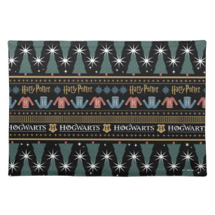 HARRY POTTER™ Holiday Sweater Pattern Cloth Placemat