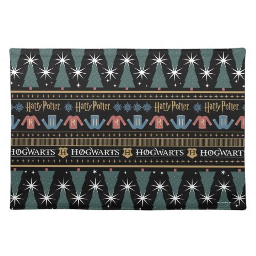 HARRY POTTER Holiday Sweater Pattern Cloth Placemat