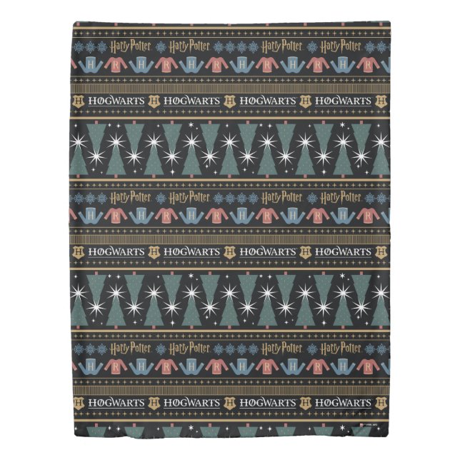 HARRY POTTER™ Holiday Sweater Pattern Duvet Cover (Front)