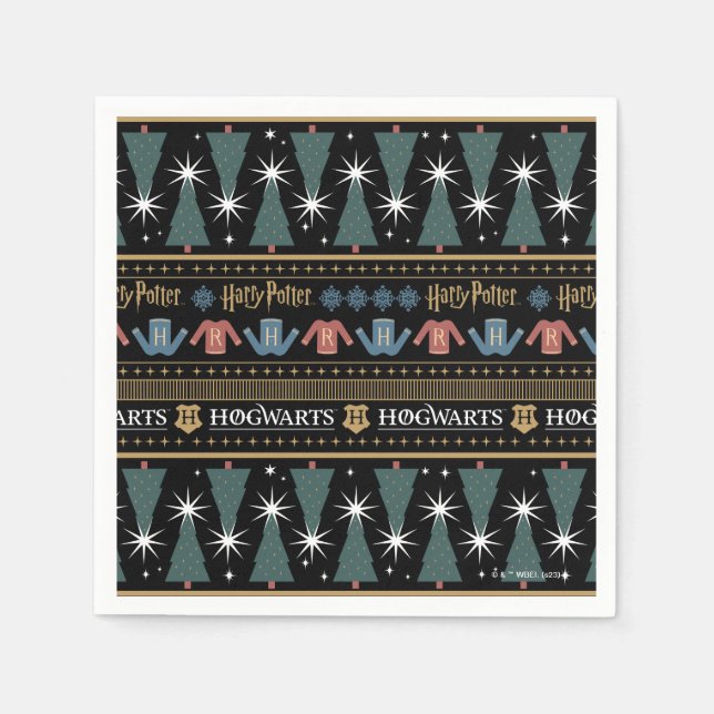 HARRY POTTER™ Holiday Sweater Pattern Napkins (Front)