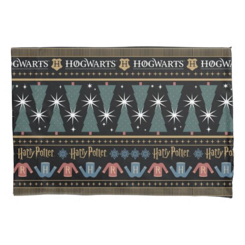 HARRY POTTER Holiday Sweater Pattern Pillow Case