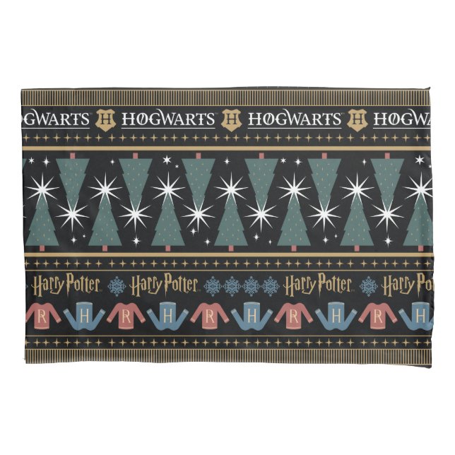 HARRY POTTER™ Holiday Sweater Pattern Pillow Case (Front)