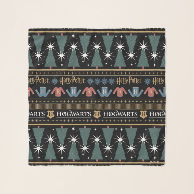 HARRY POTTER™ Holiday Sweater Pattern Scarf (Front)