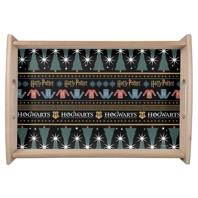 HARRY POTTER™ Holiday Sweater Pattern Serving Tray (Front)