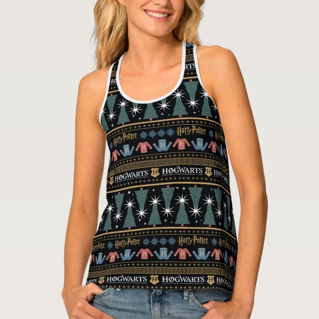 HARRY POTTER™ Holiday Sweater Pattern Tank Top (Front)