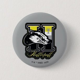 HARRY POTTER™   HUFFLEPUFF™ Athletic Badge Button