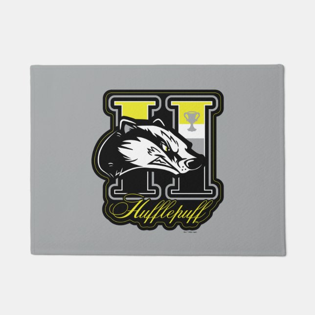 HARRY POTTER™ | HUFFLEPUFF™ Athletic Badge Doormat (Front)