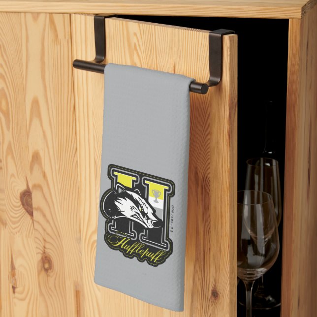 HARRY POTTER™ | HUFFLEPUFF™ Athletic Badge Kitchen Towel (Thirds Fold)