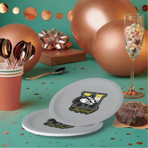HARRY POTTER  HUFFLEPUFF Athletic Badge Paper Plates