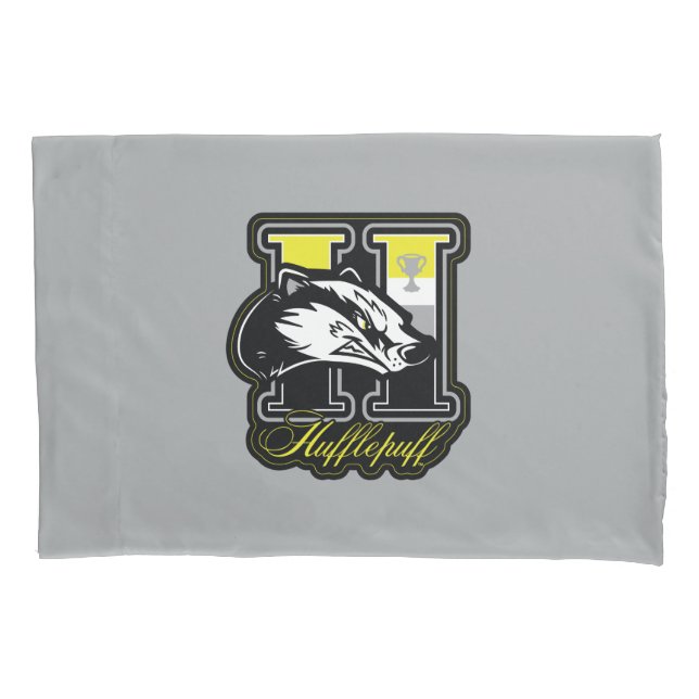 HARRY POTTER™ | HUFFLEPUFF™ Athletic Badge Pillow Case (Front)