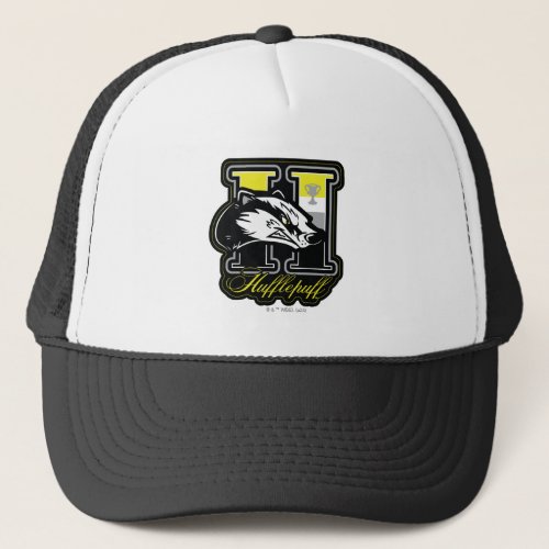 HARRY POTTER  HUFFLEPUFF Athletic Badge Trucker Hat