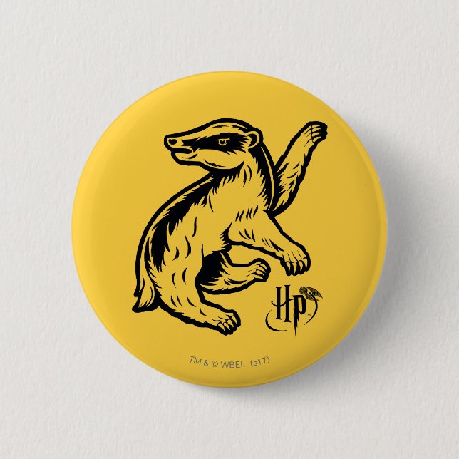 Harry Potter | Hufflepuff Badger Icon Button (Front)