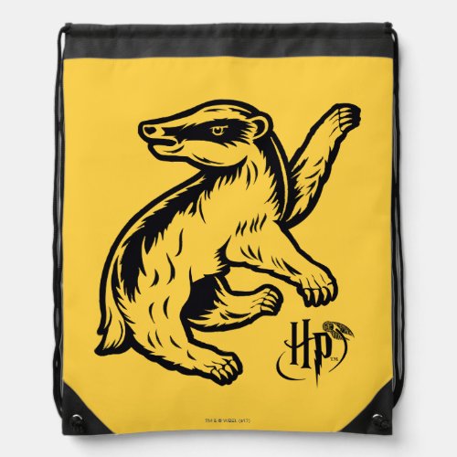 Harry Potter  Hufflepuff Badger Icon Drawstring Bag