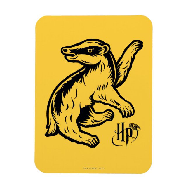 Harry Potter | Hufflepuff Badger Icon Magnet (Vertical)