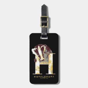 Harry Potter HUFFLEPUFF™ Badger Watercolor Luggage Tag