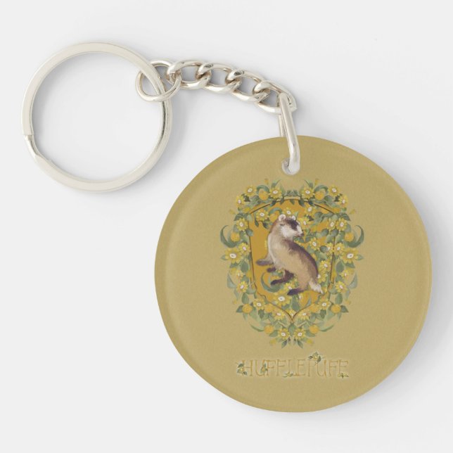 HARRY POTTER™ | HUFFLEPUFF™ Crest Keychain (Front)