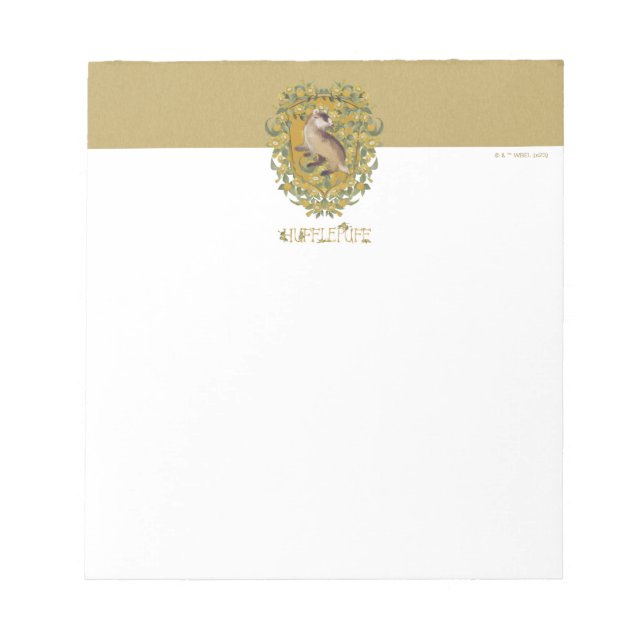 HARRY POTTER™ | HUFFLEPUFF™ Crest Notepad (Front)