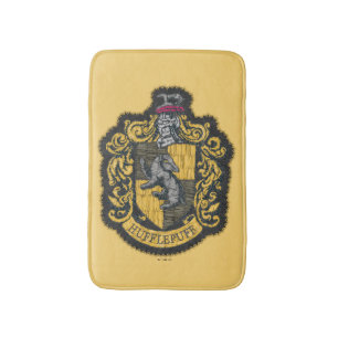 Harry Potter Hufflepuff Crest Patch Bath Mat